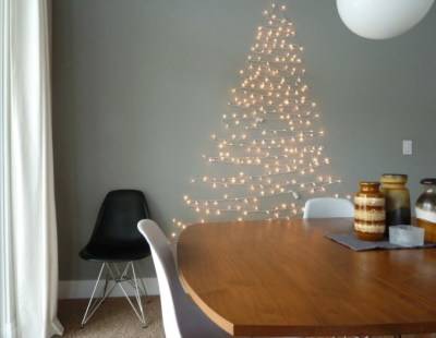 Top 10 DIY Space-Saving Fairy Light Christmas Tree Ideas for Small Spaces