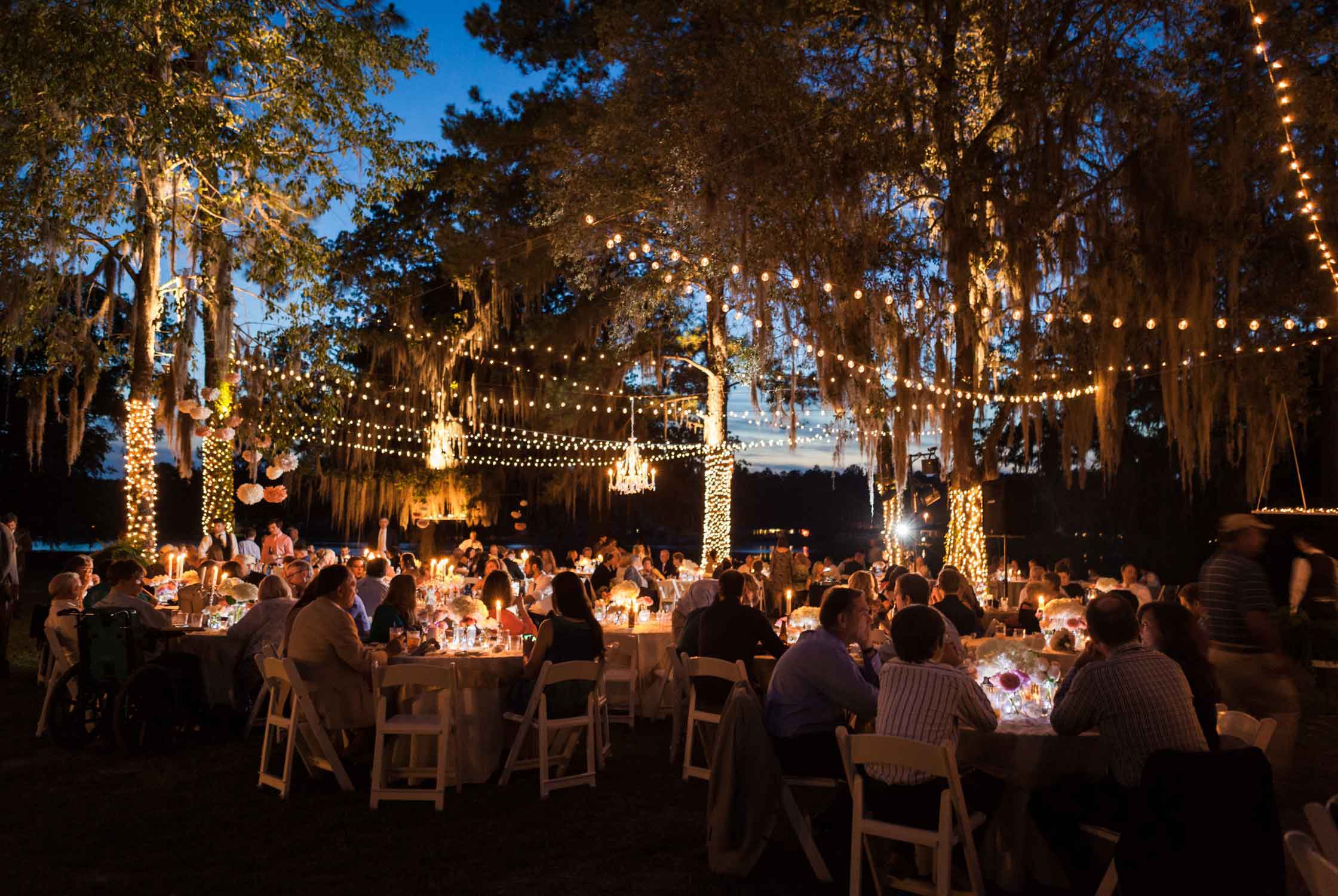 Alfresco Wedding Light Ideas