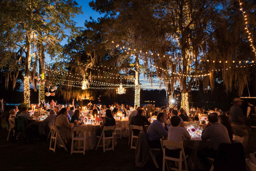 Alfresco Wedding Light Ideas