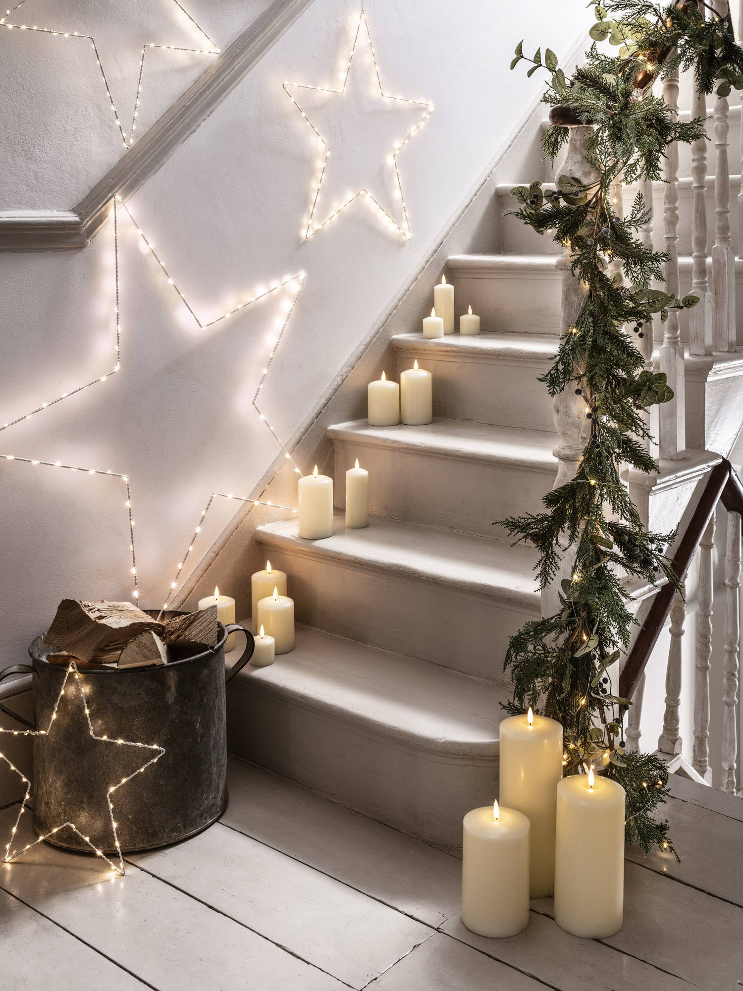 Styling Christmas Star Lights