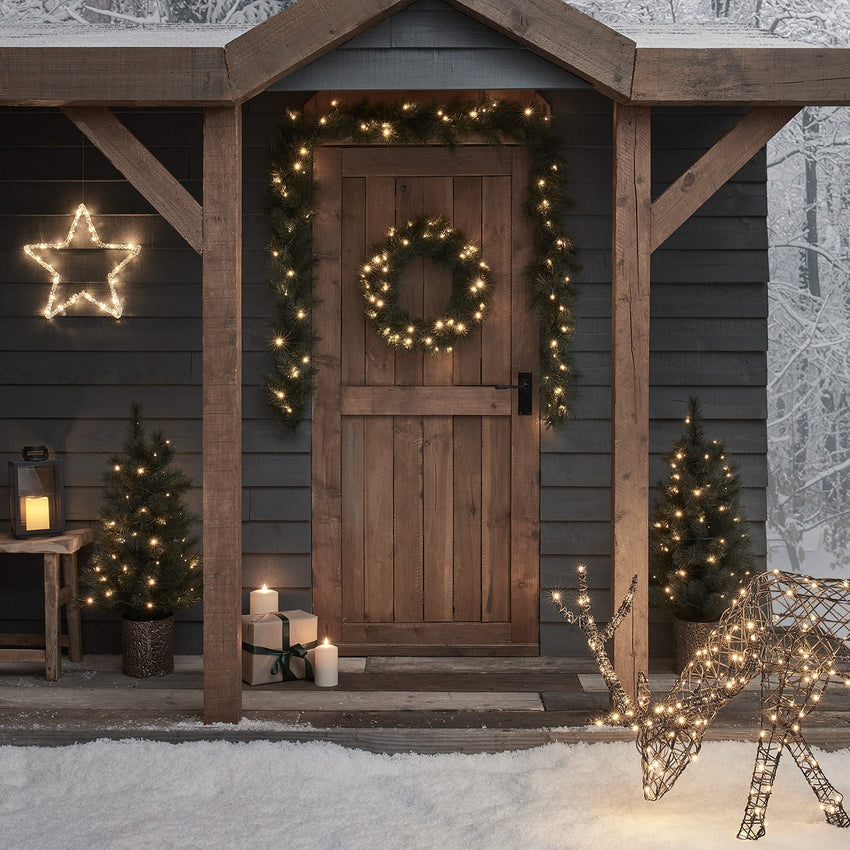 Light up outdoor penguin Christmas figures