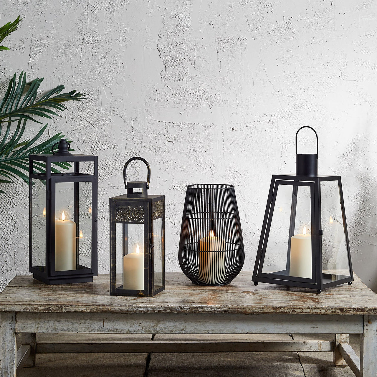 Bunbury Garden Lantern Duo with TruGlow® Candles