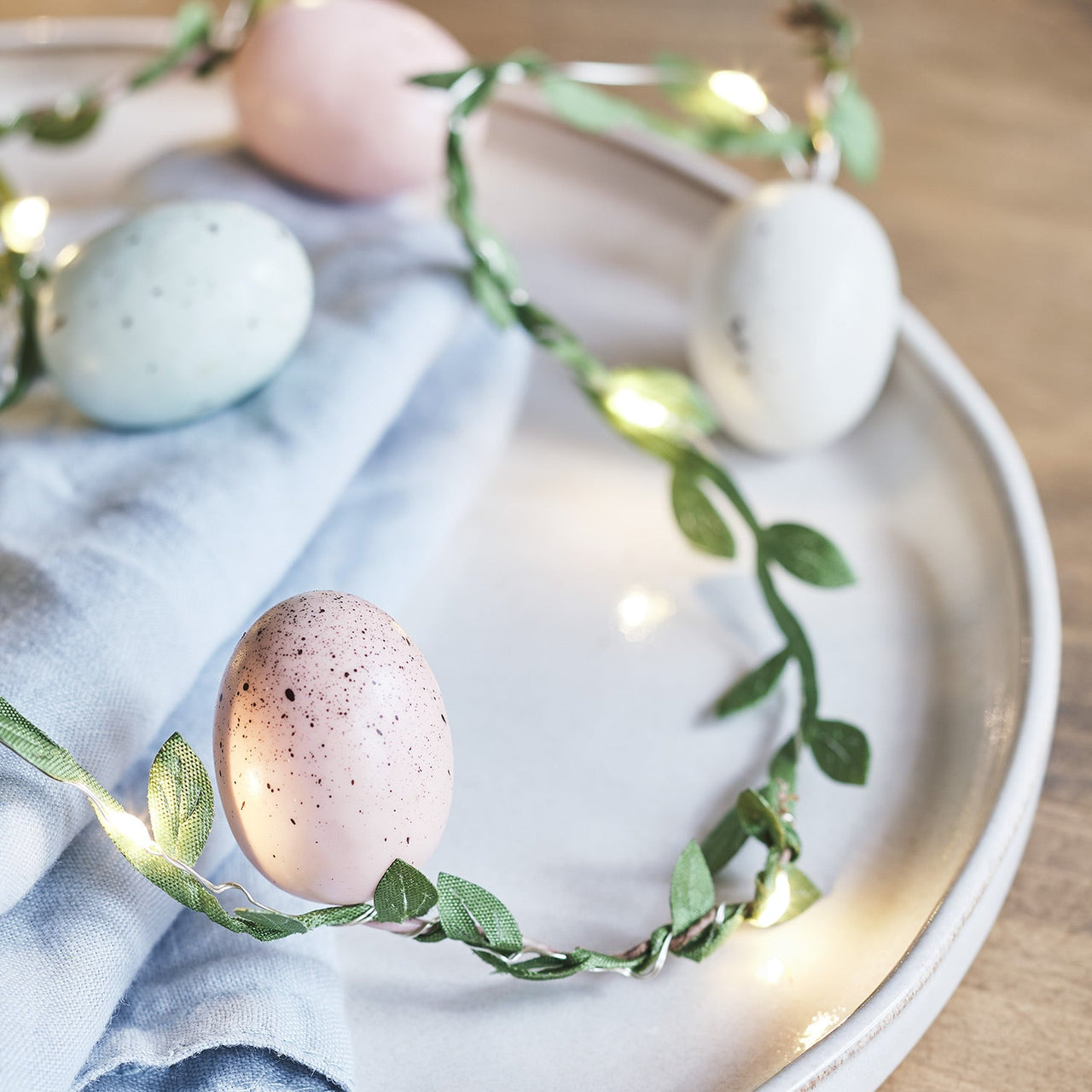 2.3m Easter Egg Micro Fairy Light Garland