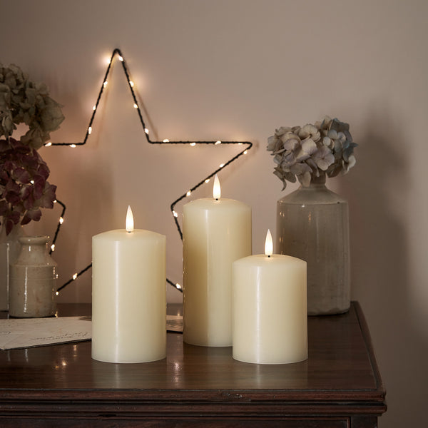 34cm Black Osby Star Light