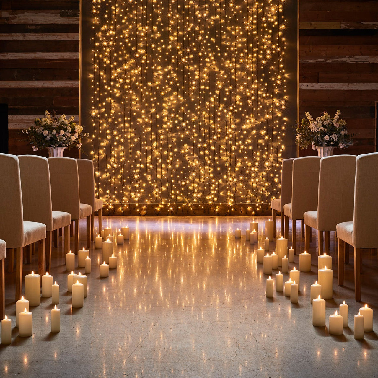 TruGlow® Ivory LED Pillar Candle 10cm