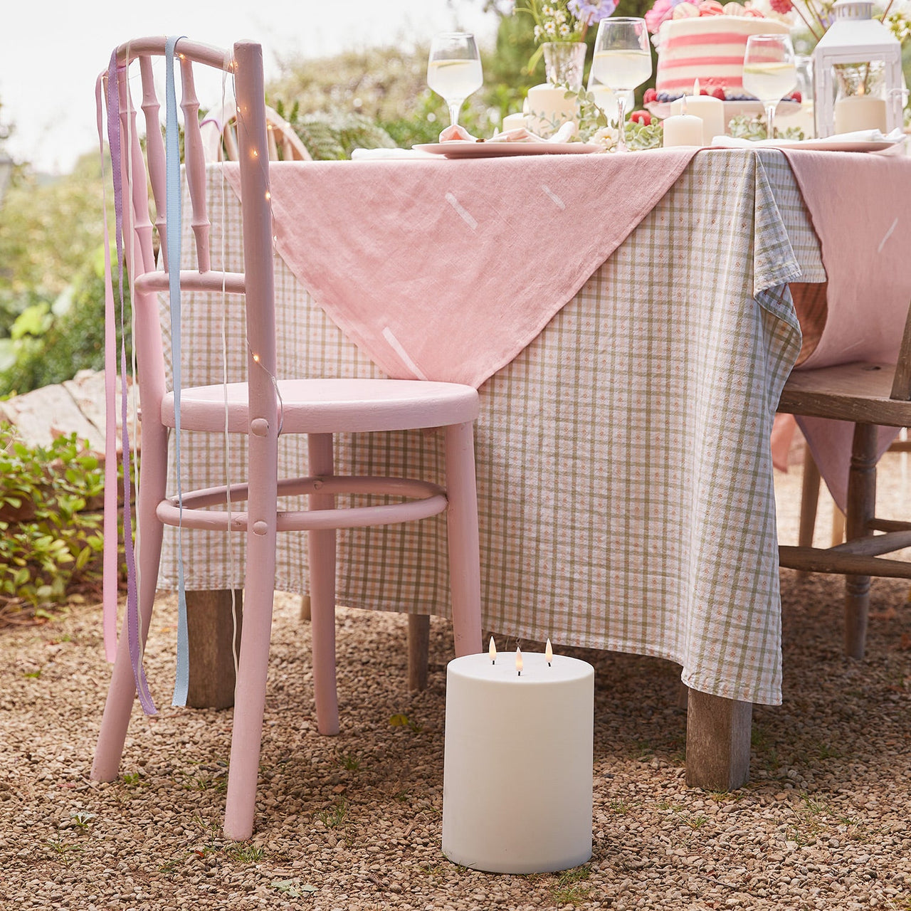 TruGlow® 3 Wick Waterproof Outdoor Candle 20cm