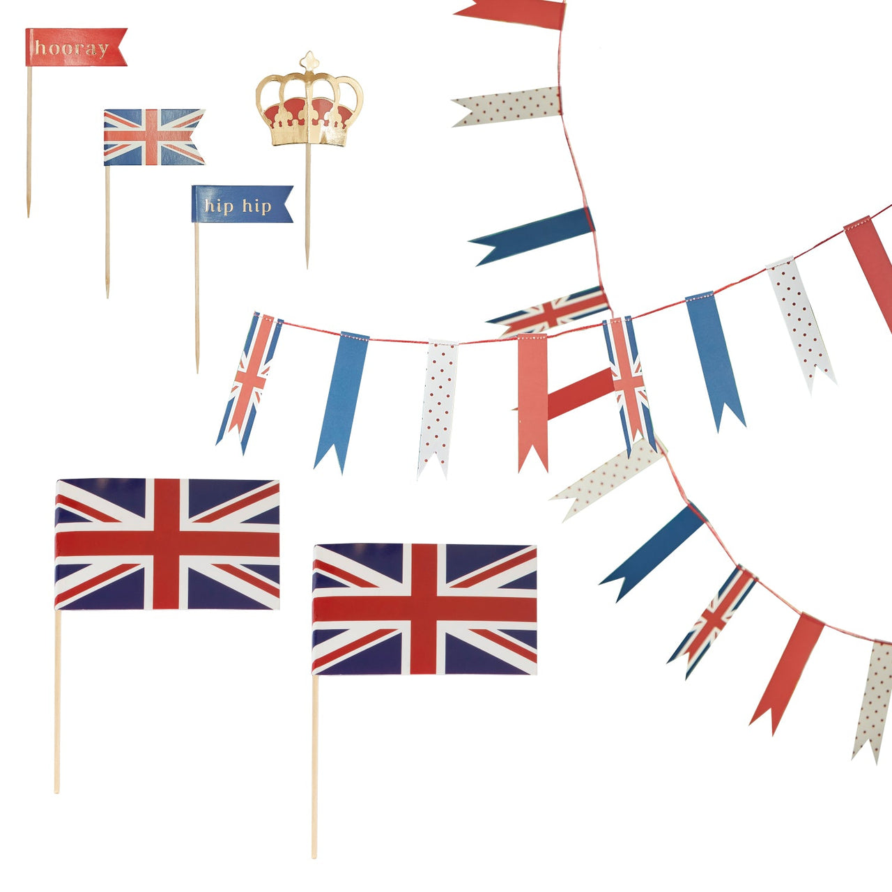 Coronation Union Jack Decoration Bundle