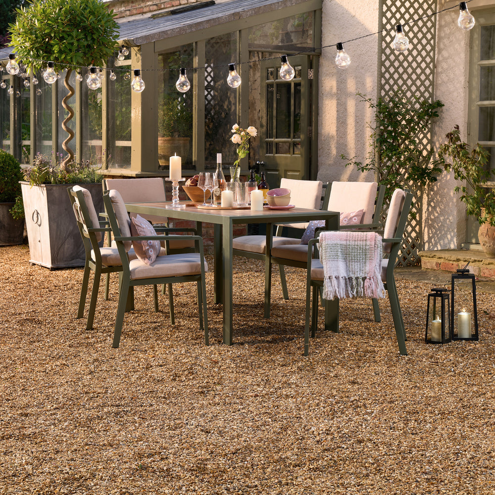 The Jura 6-Seater Rectangular Dining Set