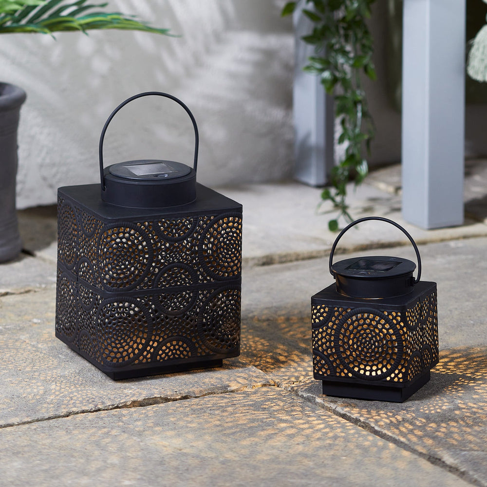 Taza Moroccan Solar Lantern Duo