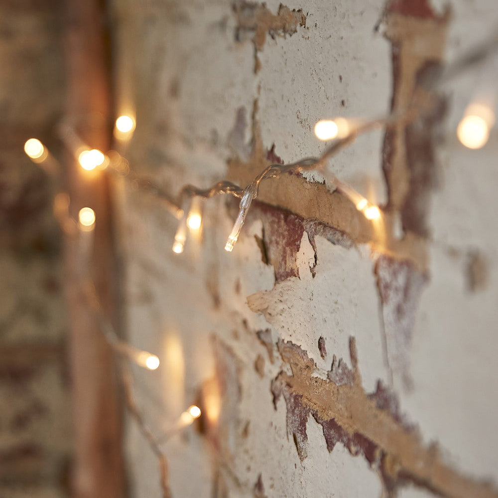 Essential Connect 60m 600 Warm White Connectable Fairy Lights Clear Cable