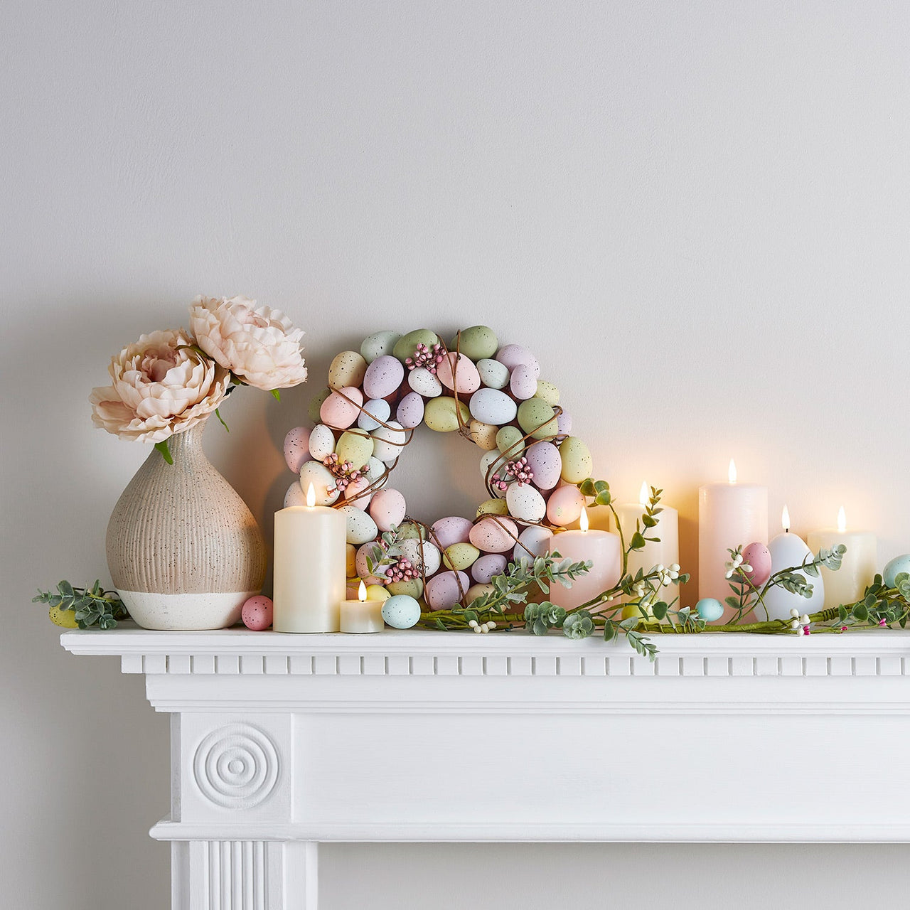 1.5m Pastel Egg Easter Garland Micro Light Bundle