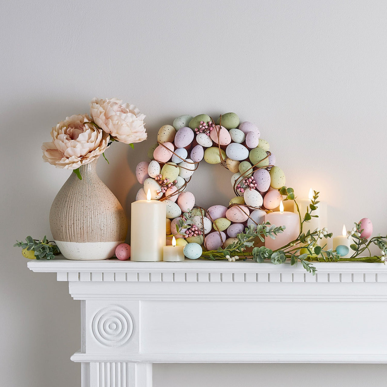 TruGlow® Pastel Pink LED Pillar Candle Trio with Remote Control
