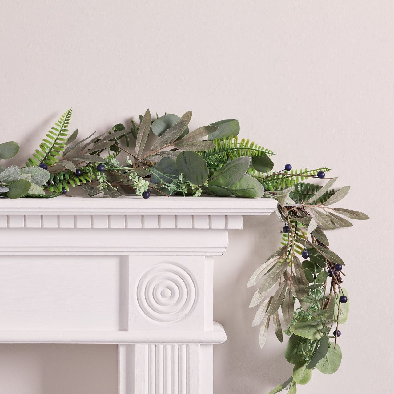 1.5m Blue Berry Christmas Garland