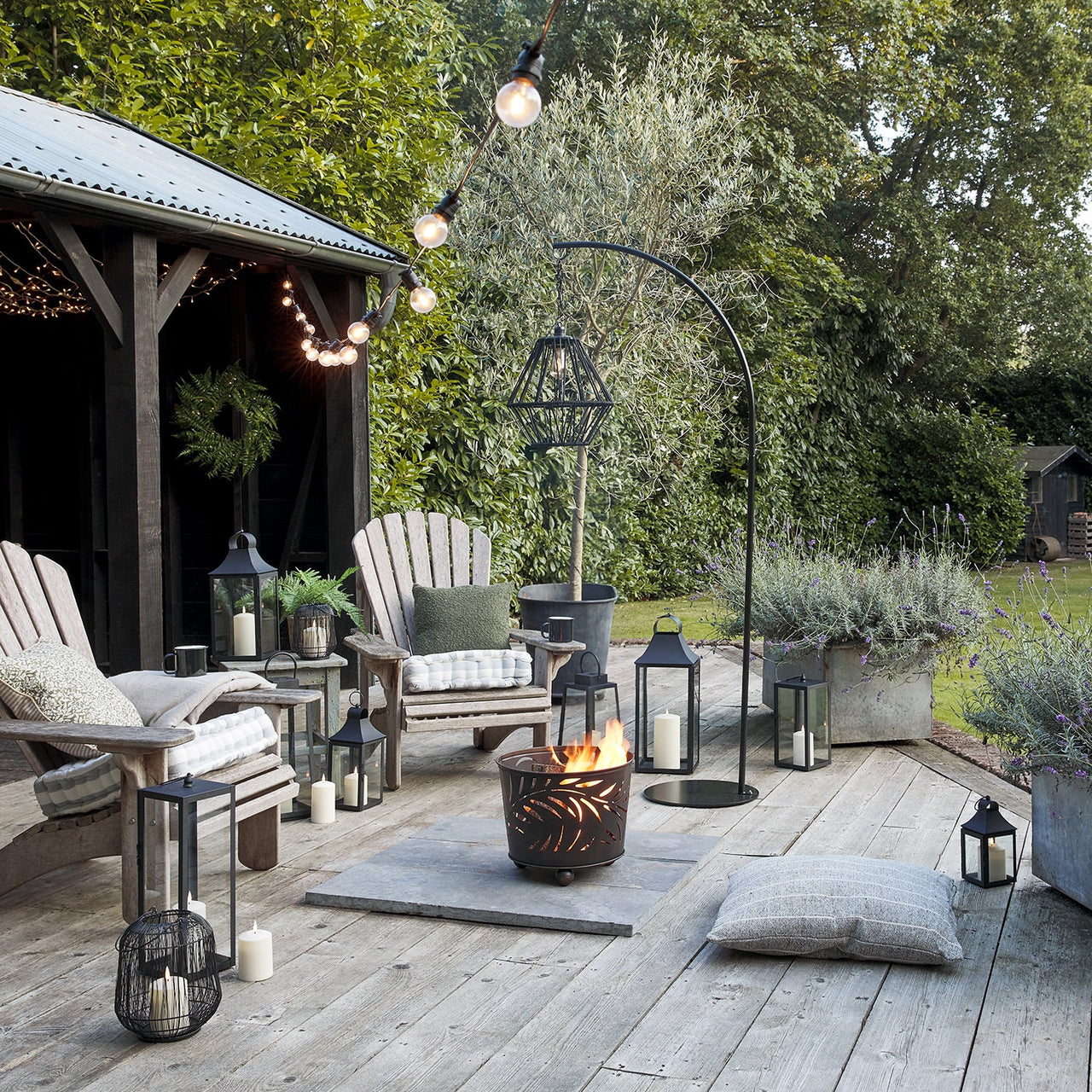 20 Warm White Plug In Outdoor Festoon Lights