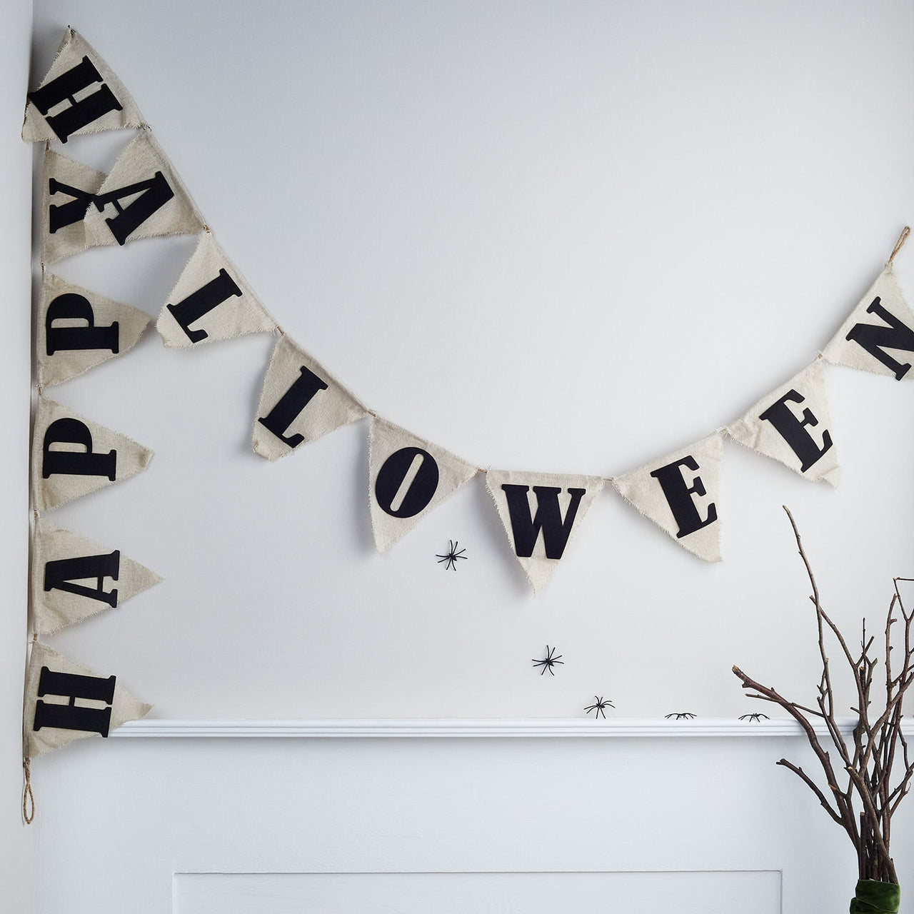 Light Up Happy Halloween Banner