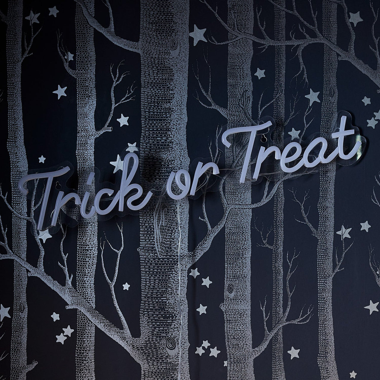 Trick Or Treat Halloween Neon Wall Light