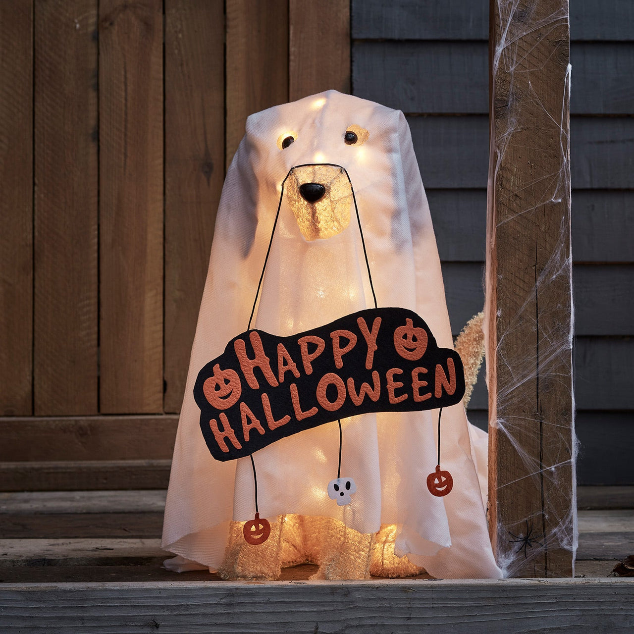 Ghost Dog Halloween Decoration