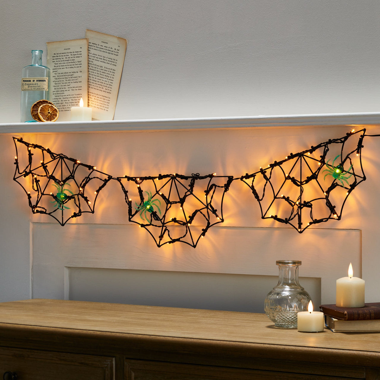 90cm Spider Web Battery Light
