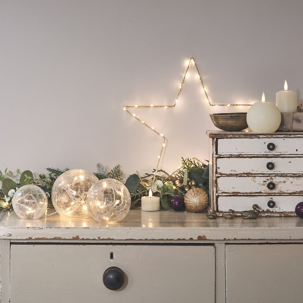 60cm Gold Osby Star Window Light