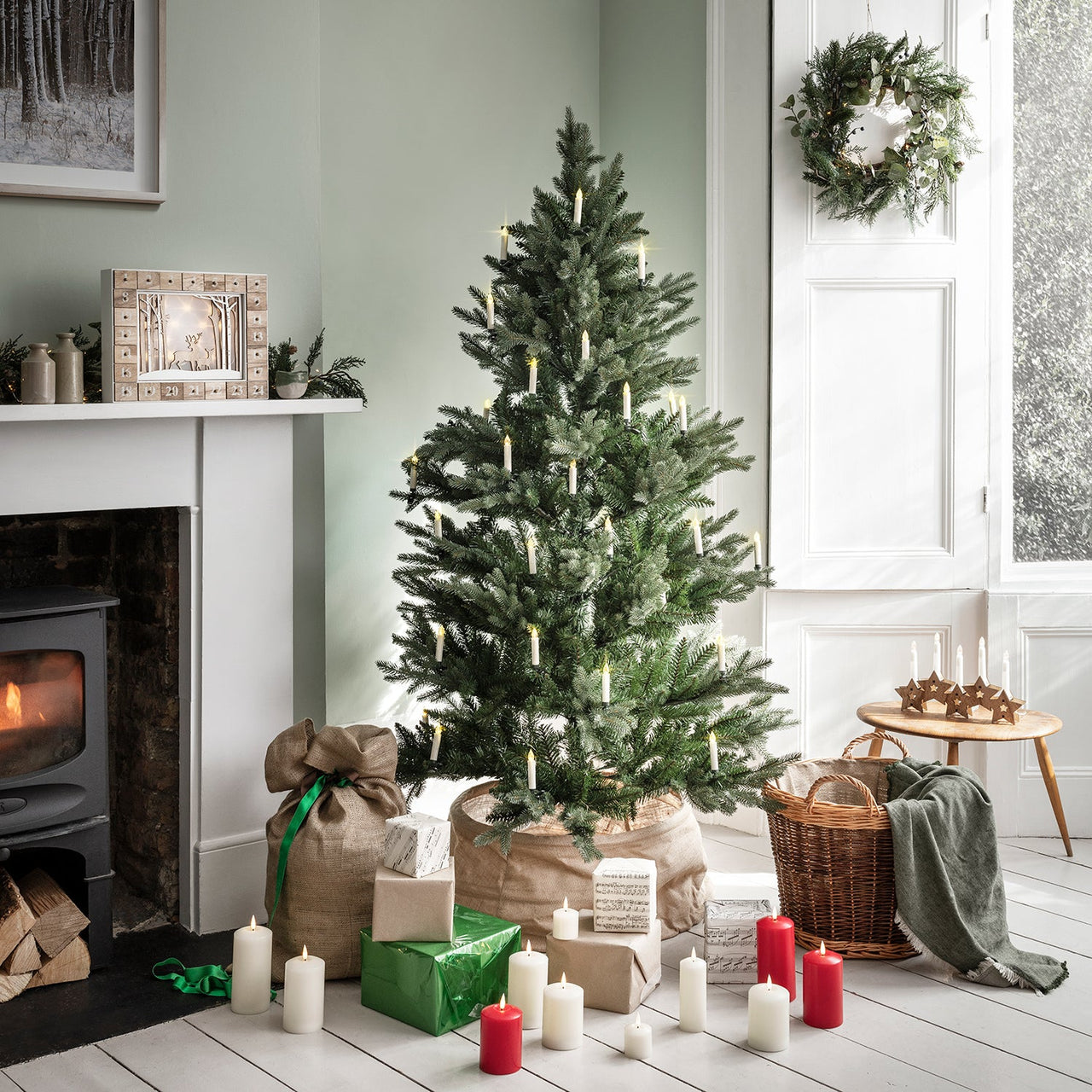 Natural Linen Tree Skirt