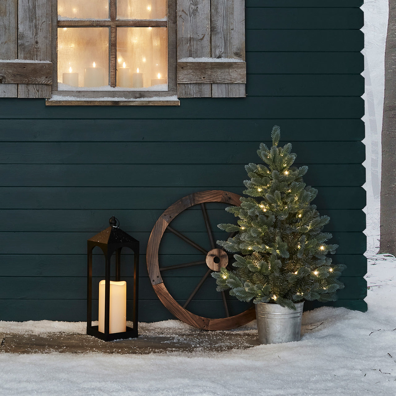 Black Porch Outdoor Lantern