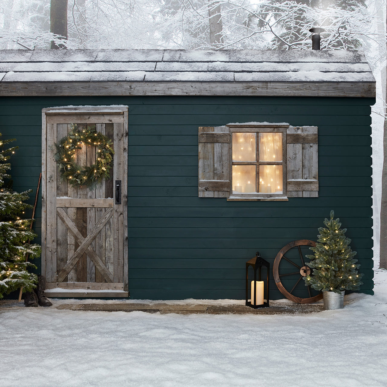Black Porch Outdoor Lantern