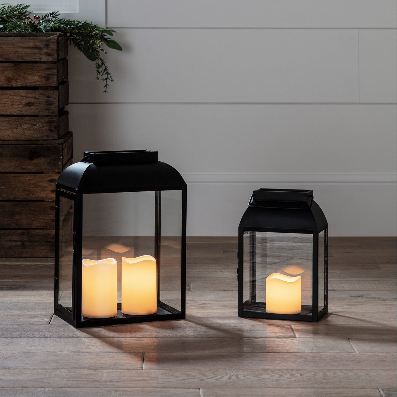 Devon Battery Outdoor Lantern