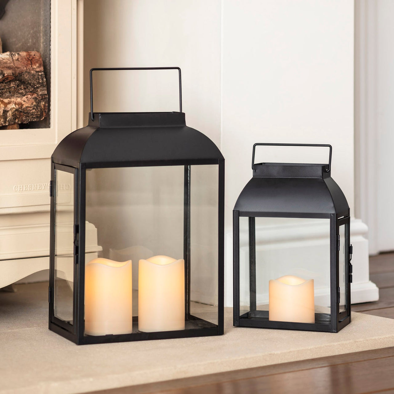 Large Devon Battery Outdoor Lantern