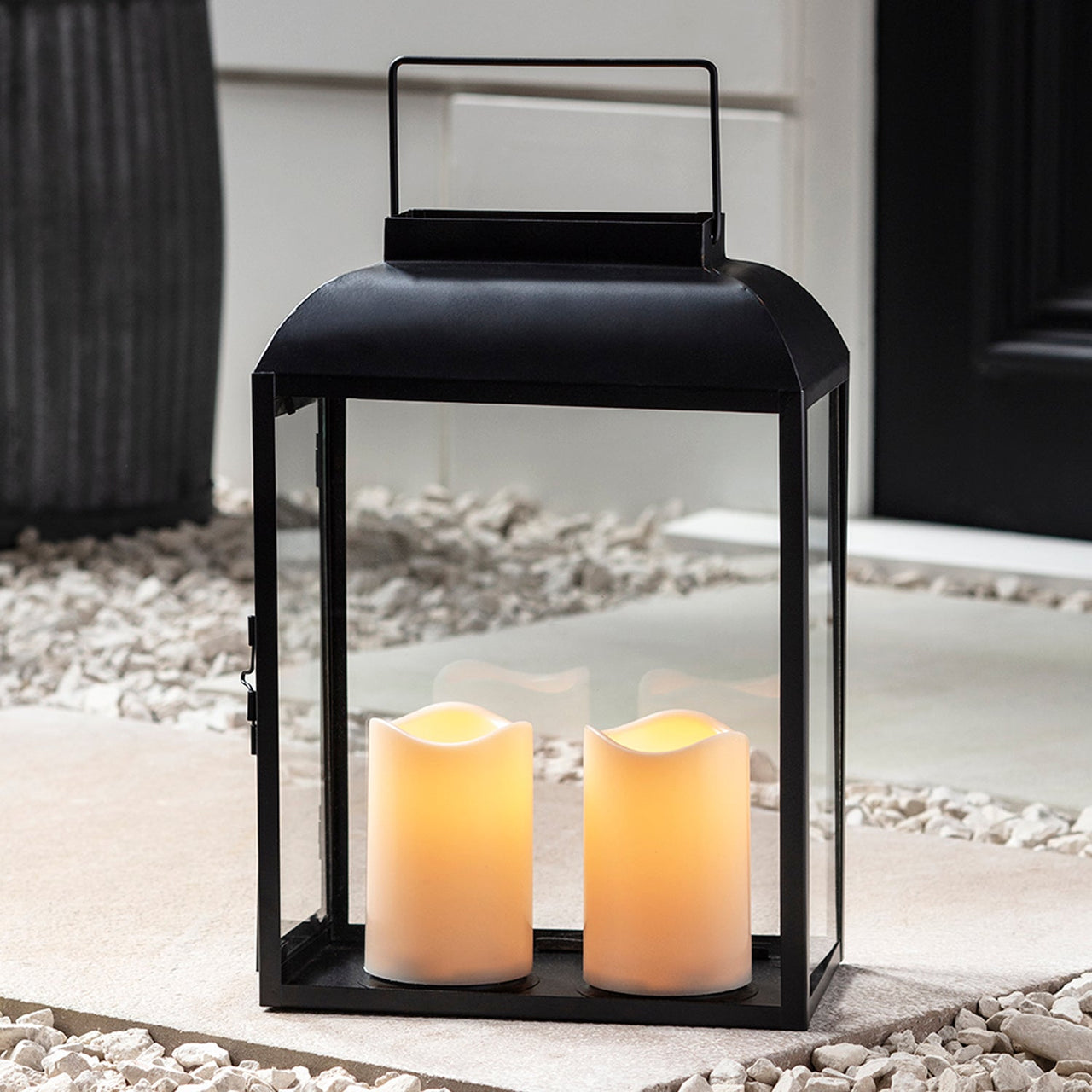 Large Devon Battery Outdoor Lantern