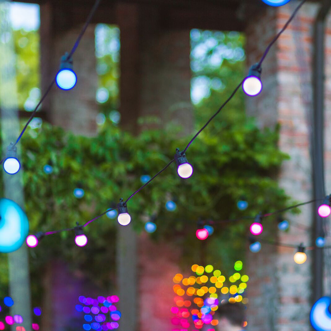 20m 40 LED Twinkly Smart App Controlled Festoon Lights Multi Coloured