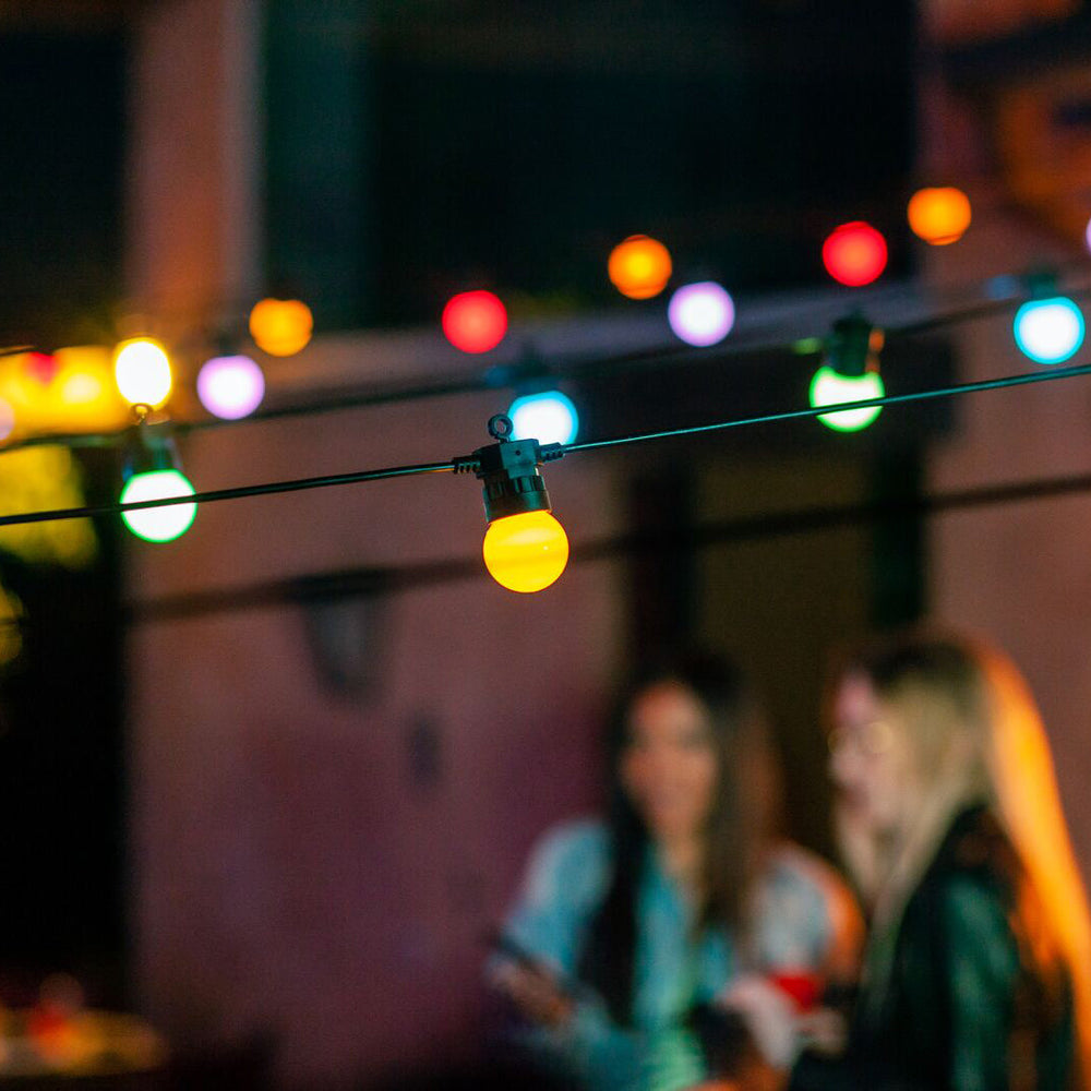 20m 40 LED Twinkly Smart App Controlled Festoon Lights Multi Coloured