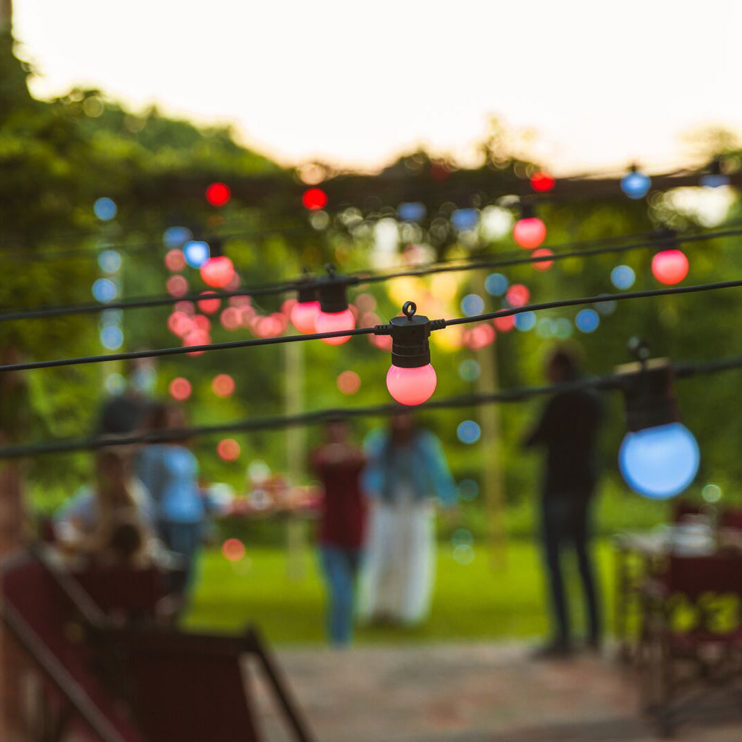 20m 40 LED Twinkly Smart App Controlled Festoon Lights Multi Coloured