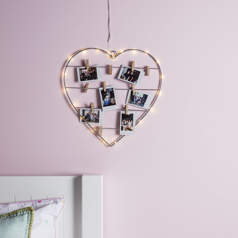 Micro Light Heart with Pegs