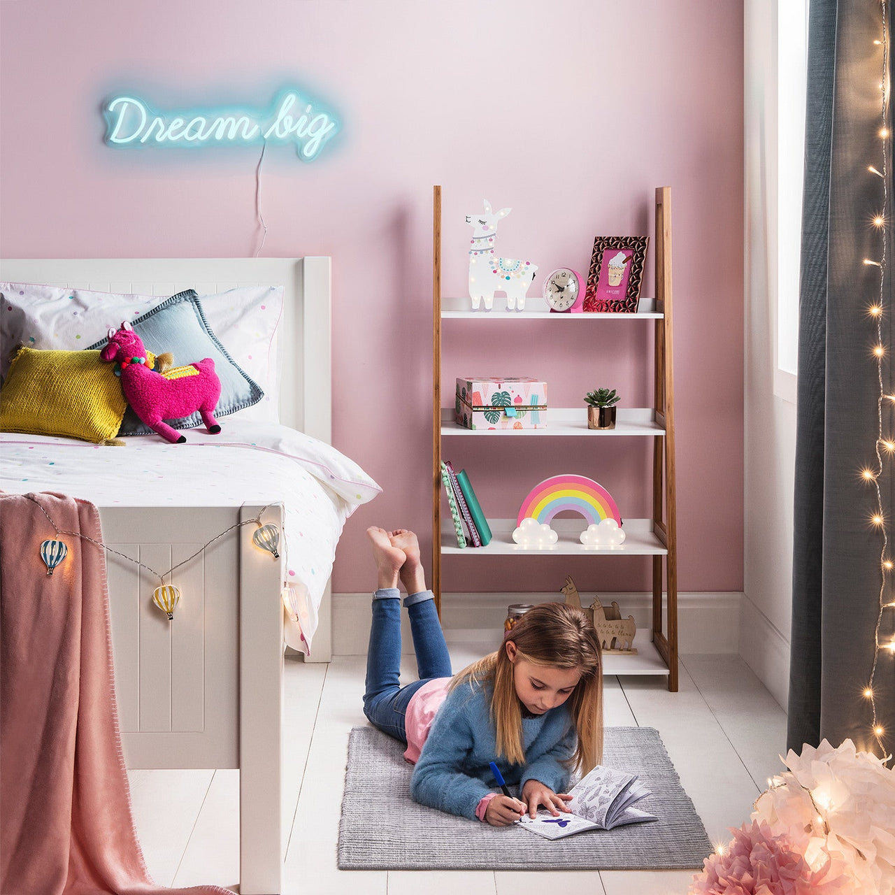 Rainbow Battery Children's Wall Light