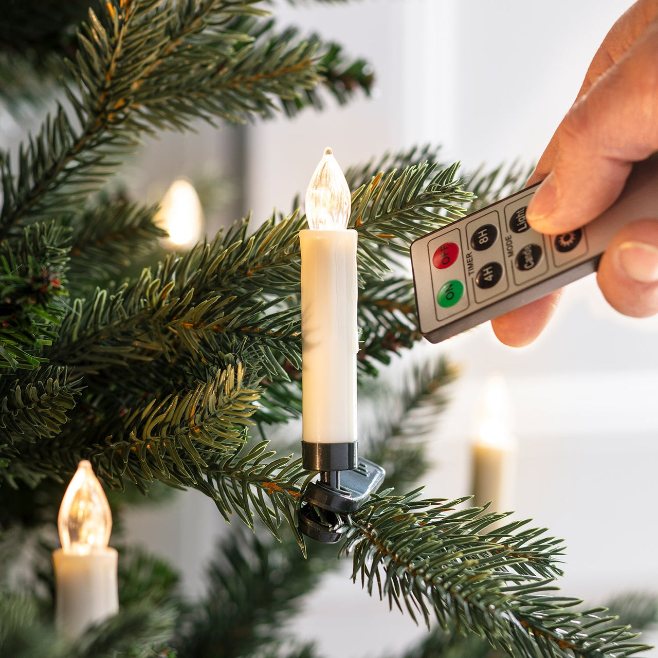 20 Ivory Christmas Tree Candle Lights