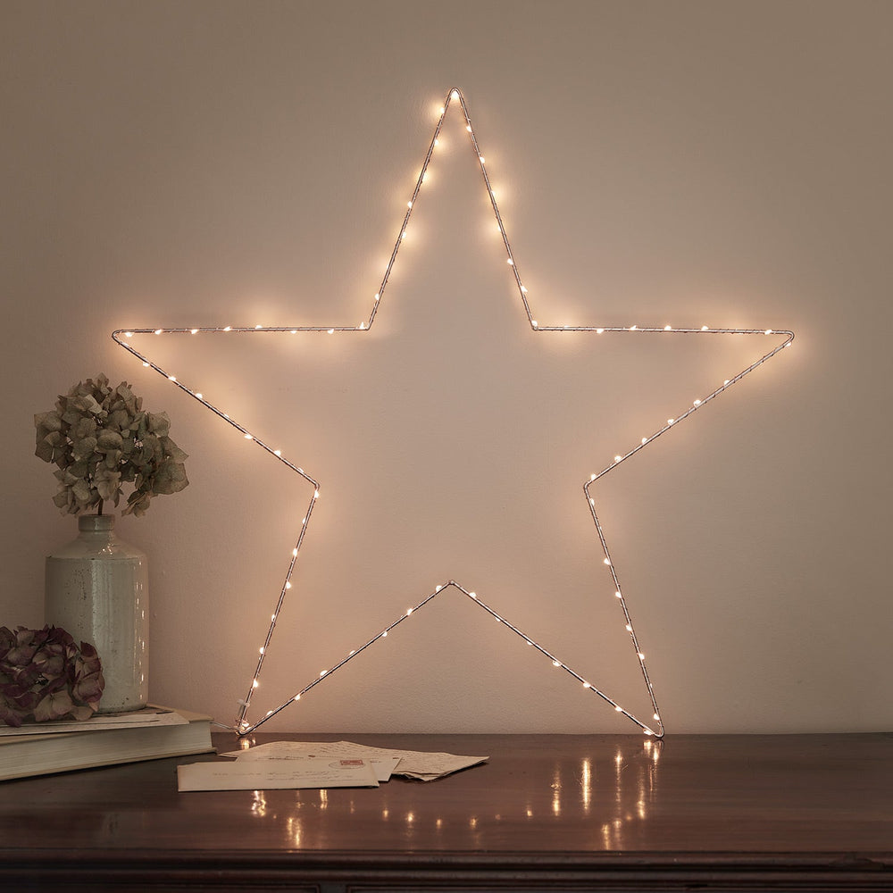 60cm Rose Gold Osby Star Window Light