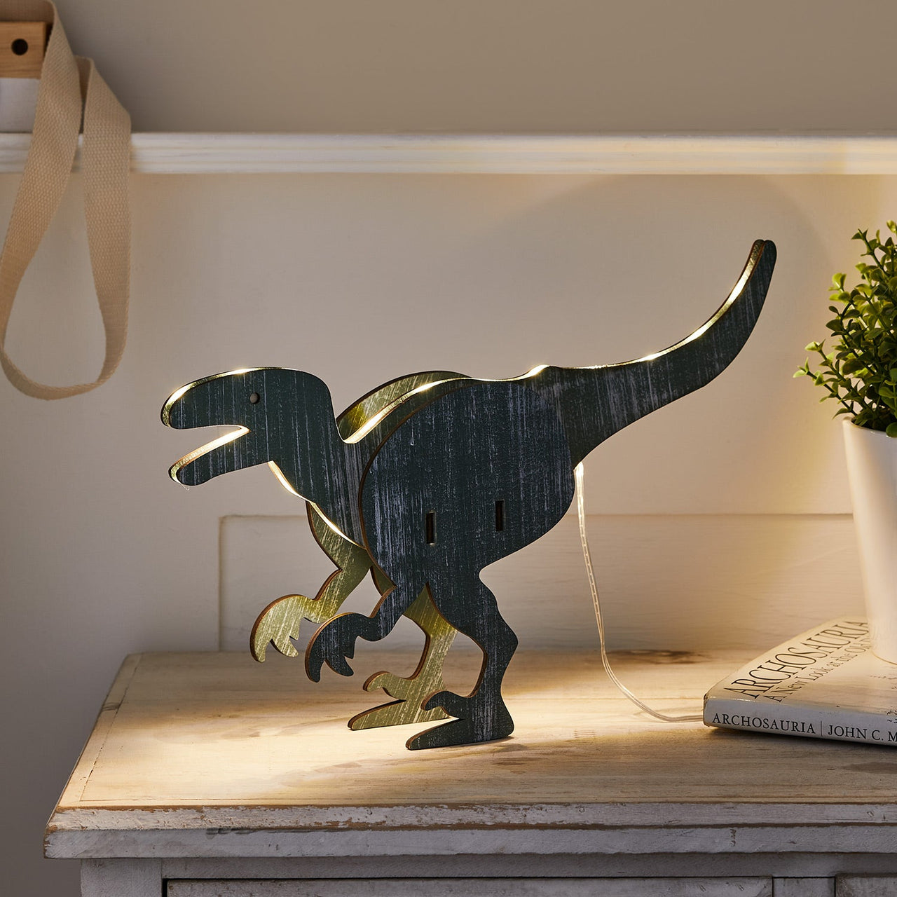 Velociraptor Light Up Dinosaur Figure