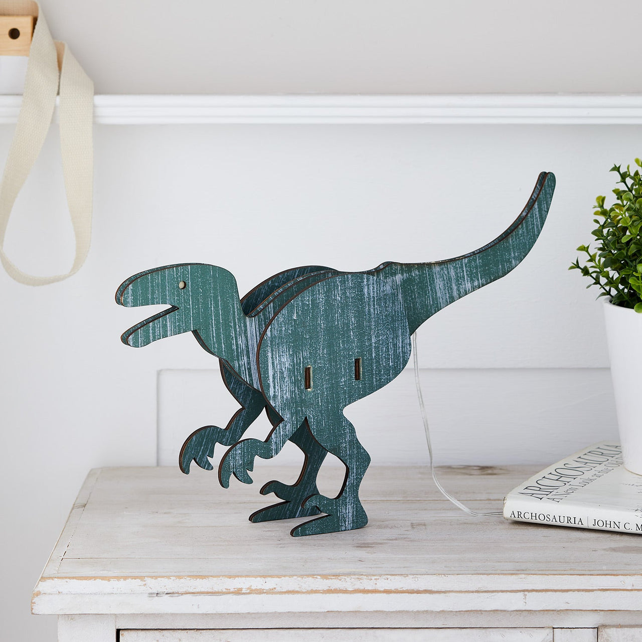 Velociraptor Light Up Dinosaur Figure
