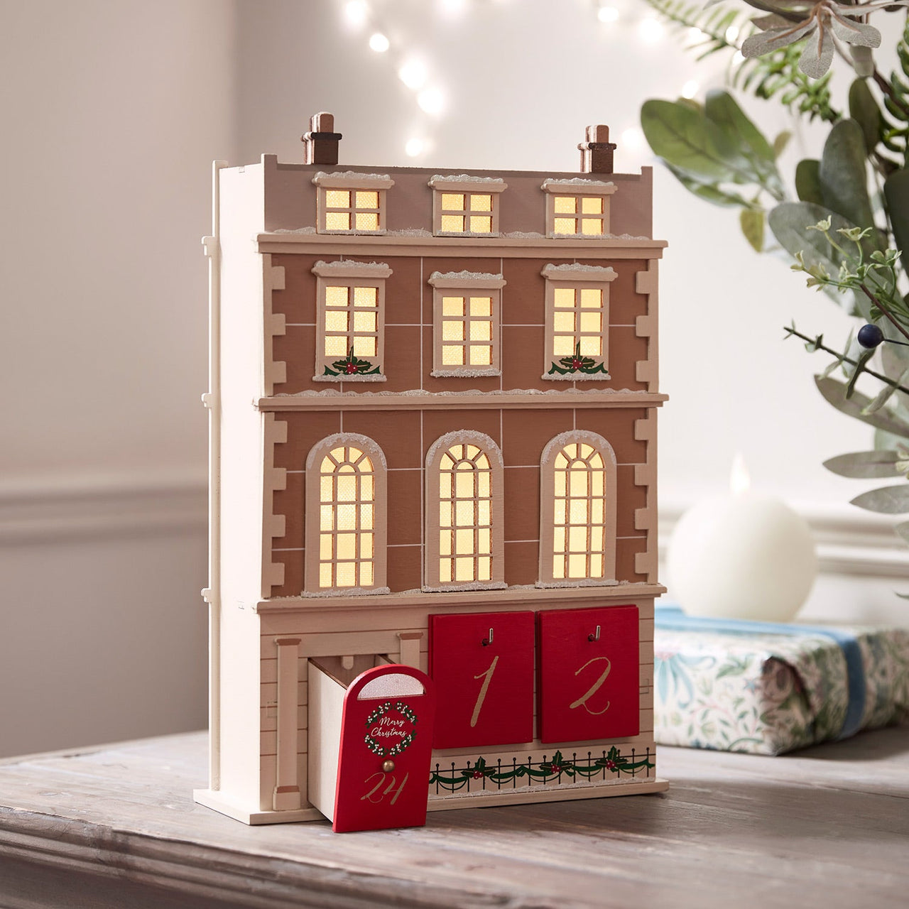 Townhouse Wooden Advent Calendar