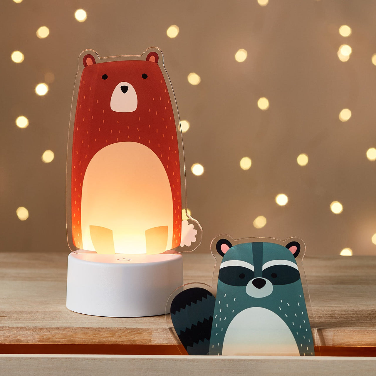 Woodland Animal Table Children's Light