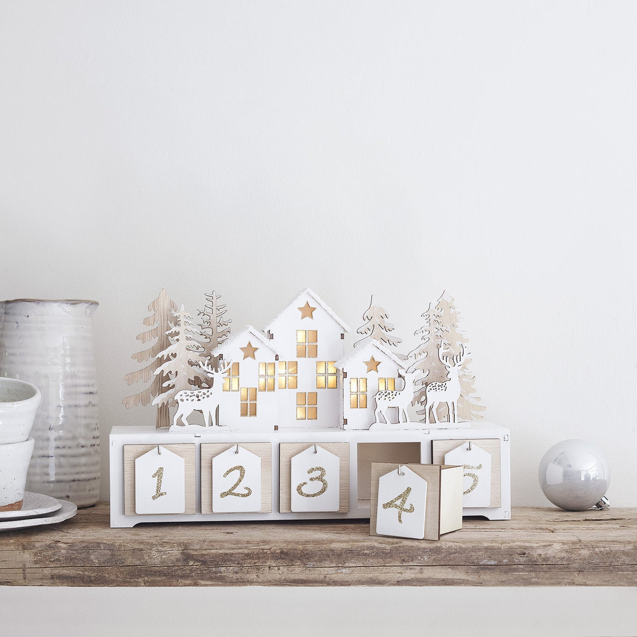 Nordic House Wooden Advent Calendar