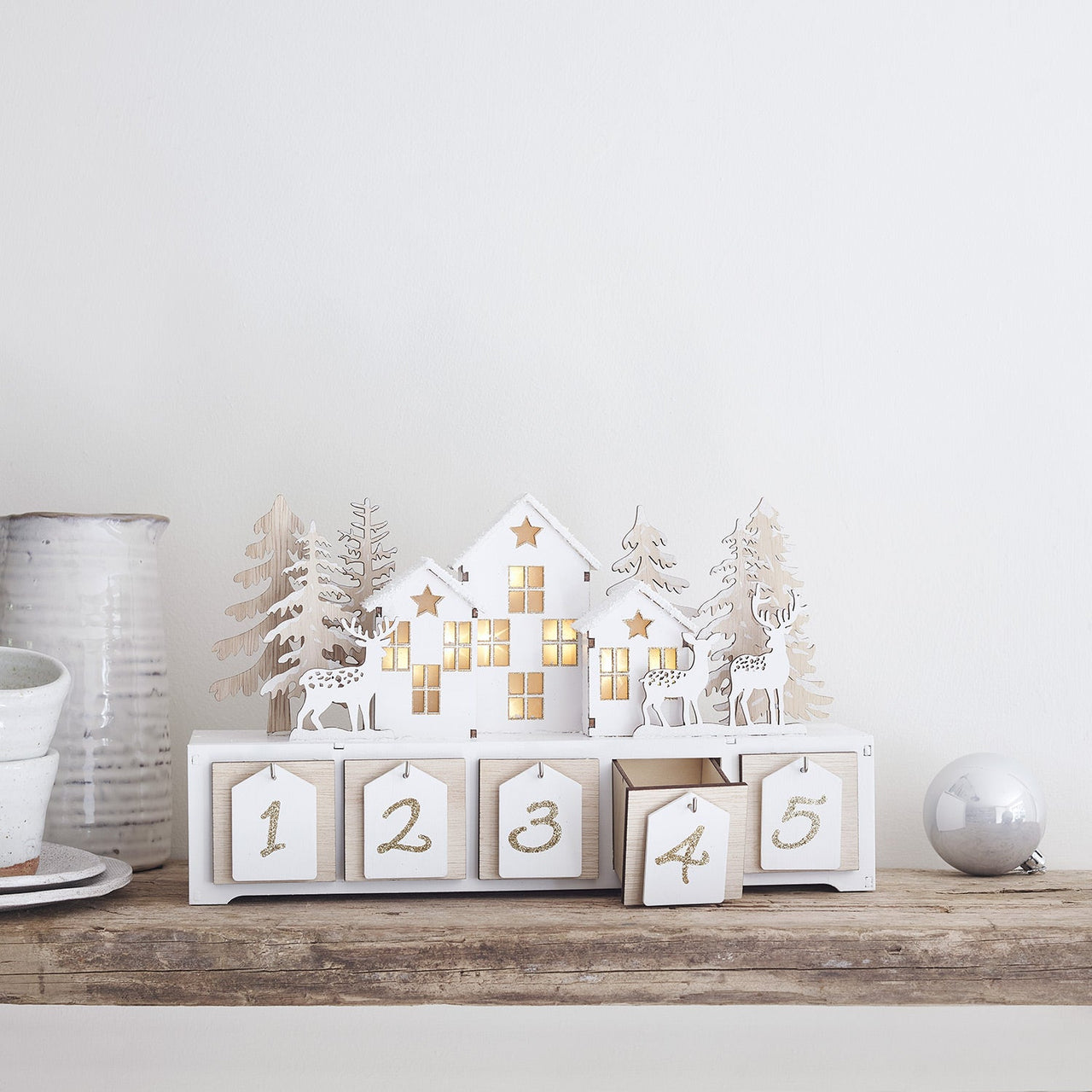 Nordic House Wooden Advent Calendar