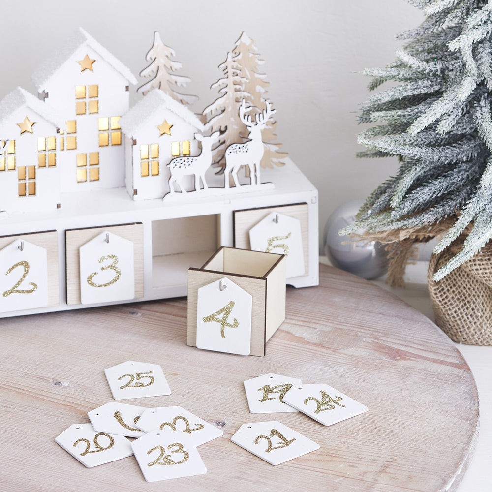 Nordic House Wooden Advent Calendar
