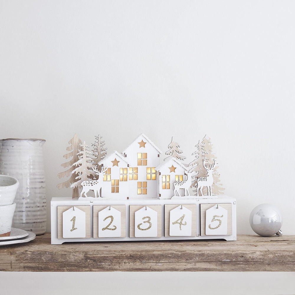 Nordic House Wooden Advent Calendar