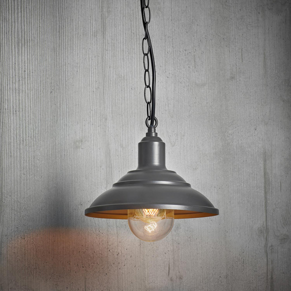 Charcoal Outdoor Pendant Light