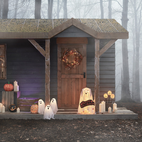 Ghost Dog Halloween Decoration