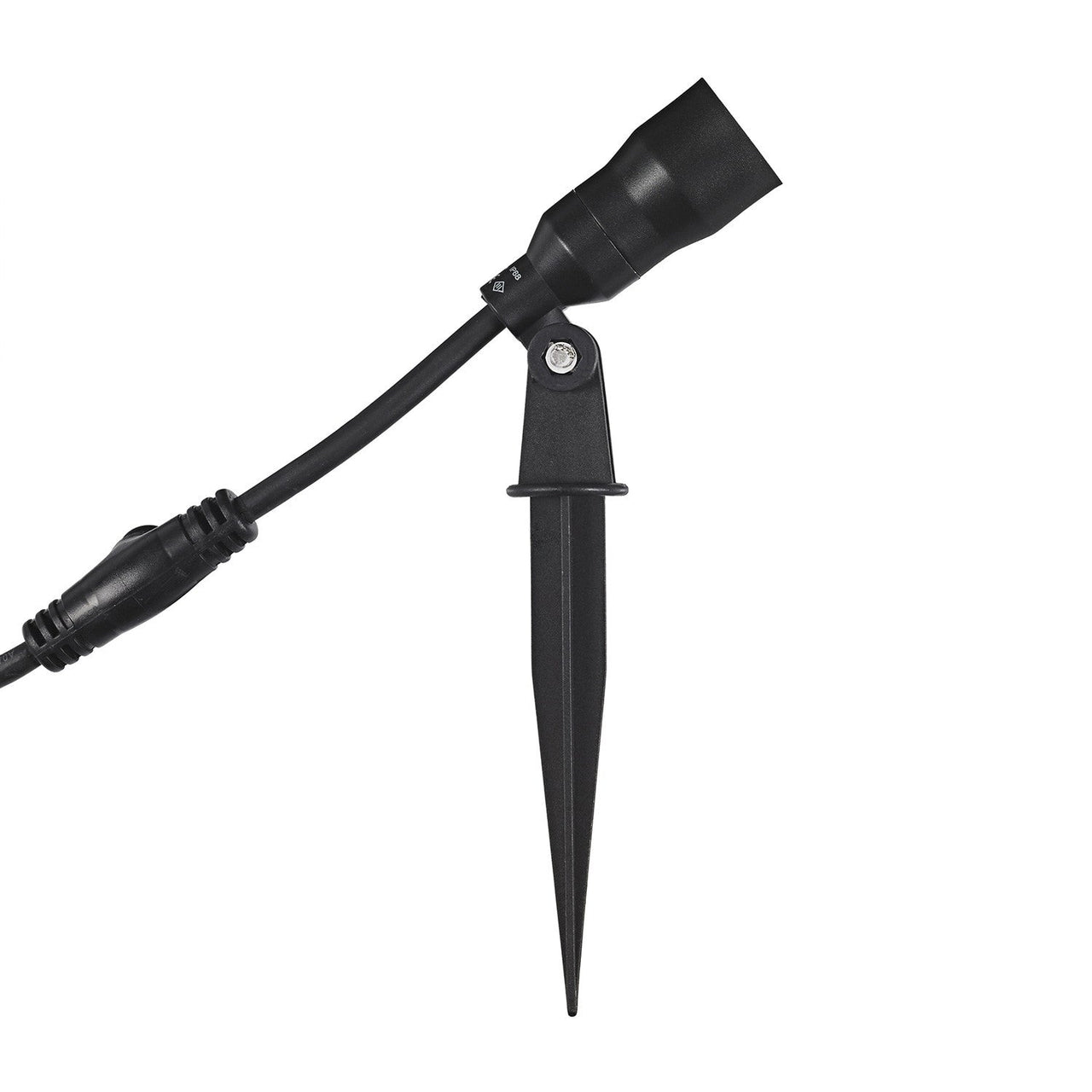 3 x 1W LED Ebony Garden Outdoor Spotlight Kit 50lm