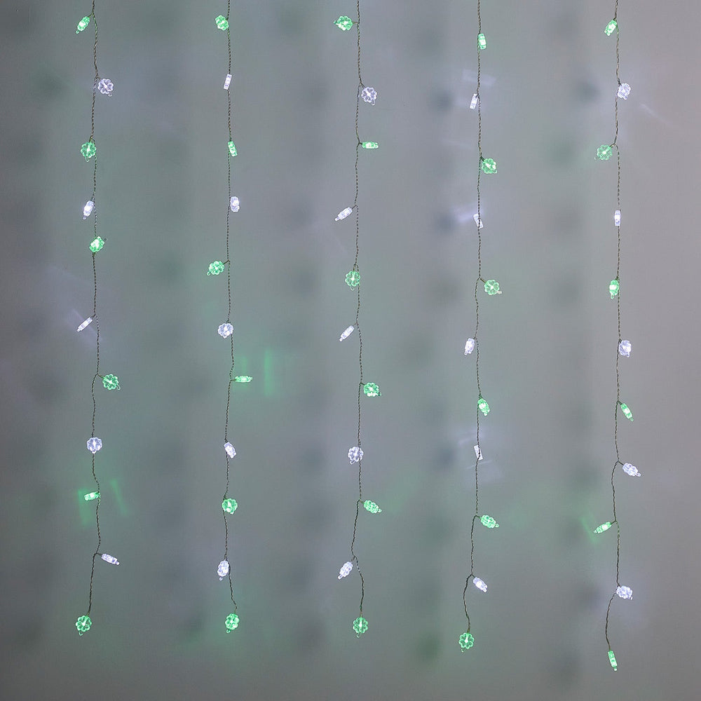 St Patricks Day Shamrock Curtain Light