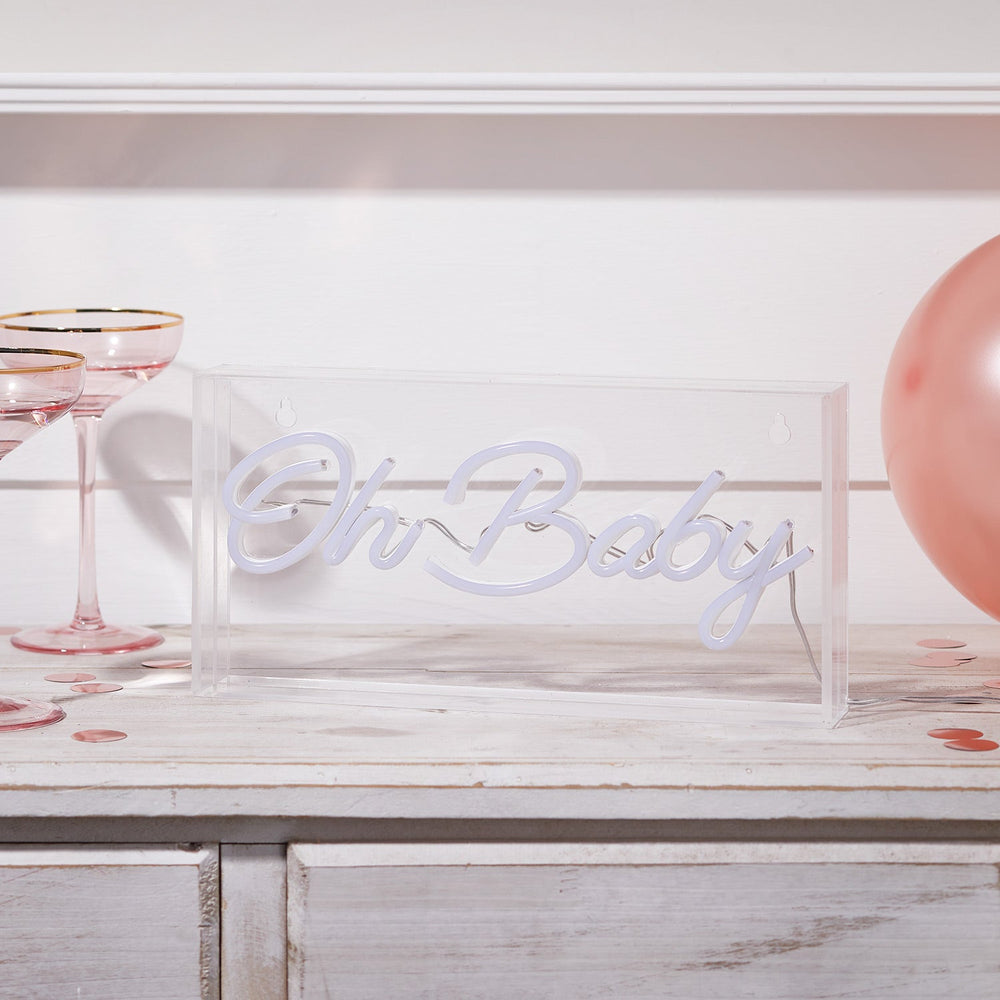 Oh Baby Neon Light Box