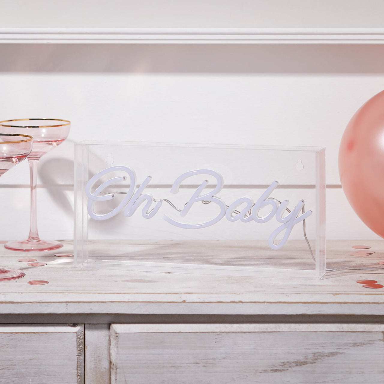 Oh Baby Neon Light Box